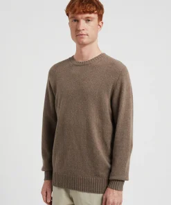 KNITWEAR^Norse Projects Sigfred Cashmere Sweater Taupe