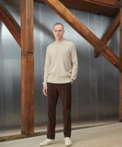 KNITWEAR^Norse Projects Sigfred Cashmere Sweater Ecru