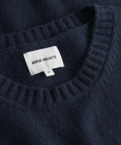 KNITWEAR^Norse Projects Sigfred Cashmere Sweater Dark Navy