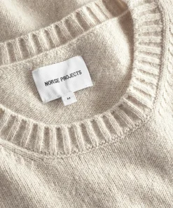 KNITWEAR^Norse Projects Sigfred Cashmere Sweater Ecru