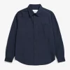 SHIRTING^Norse Projects Silas Tech Poplin Shirt Dark Navy