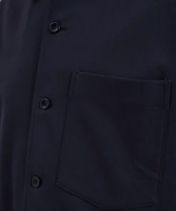 SHIRTING^Norse Projects Silas Tech Poplin Shirt Dark Navy