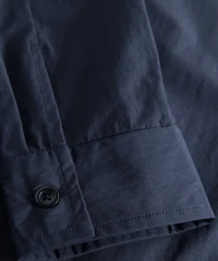 SHIRTING^Norse Projects Silas Tech Poplin Shirt Dark Navy