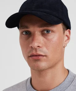 CAPS^Norse Projects Solotex Corduroy Sports Cap Dark Navy