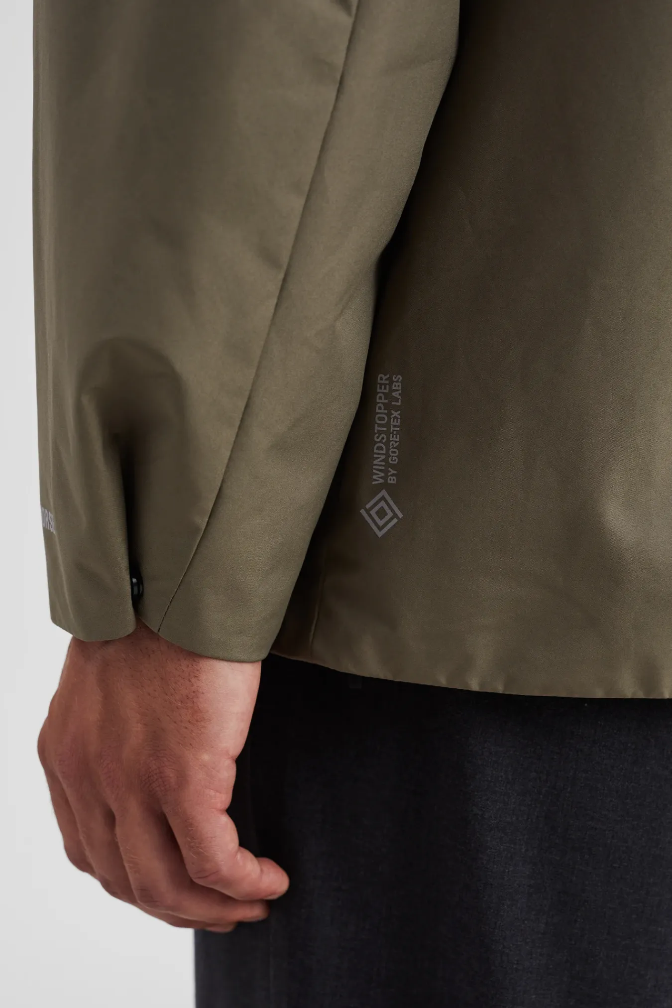OUTERWEAR^Norse Projects Sten Gore-Tex Windstopper Insulated Shirt Jacket Sediment Green