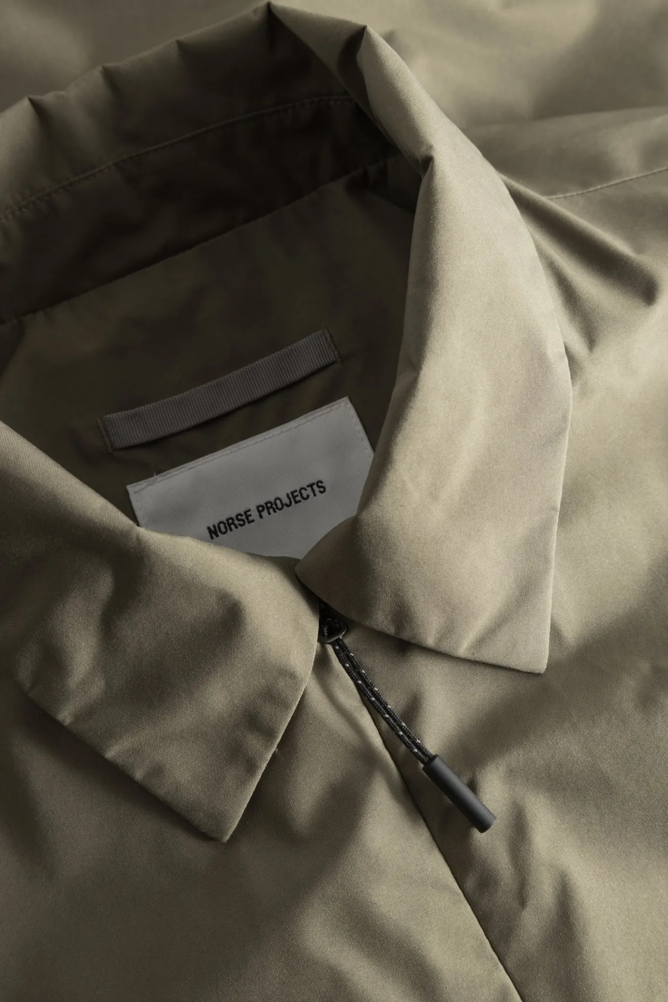 OUTERWEAR^Norse Projects Sten Gore-Tex Windstopper Insulated Shirt Jacket Sediment Green