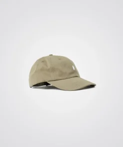 CAPS^Norse Projects Twill Sports Cap Sediment Green