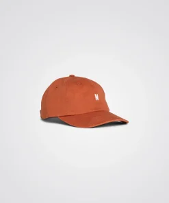 CAPS^Norse Projects Twill Sports Cap Burnt Ochre