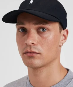 CAPS^Norse Projects Twill Sports Cap Black