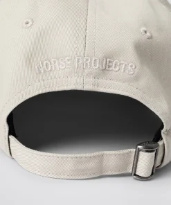 CAPS^Norse Projects Twill Sports Cap Marble white