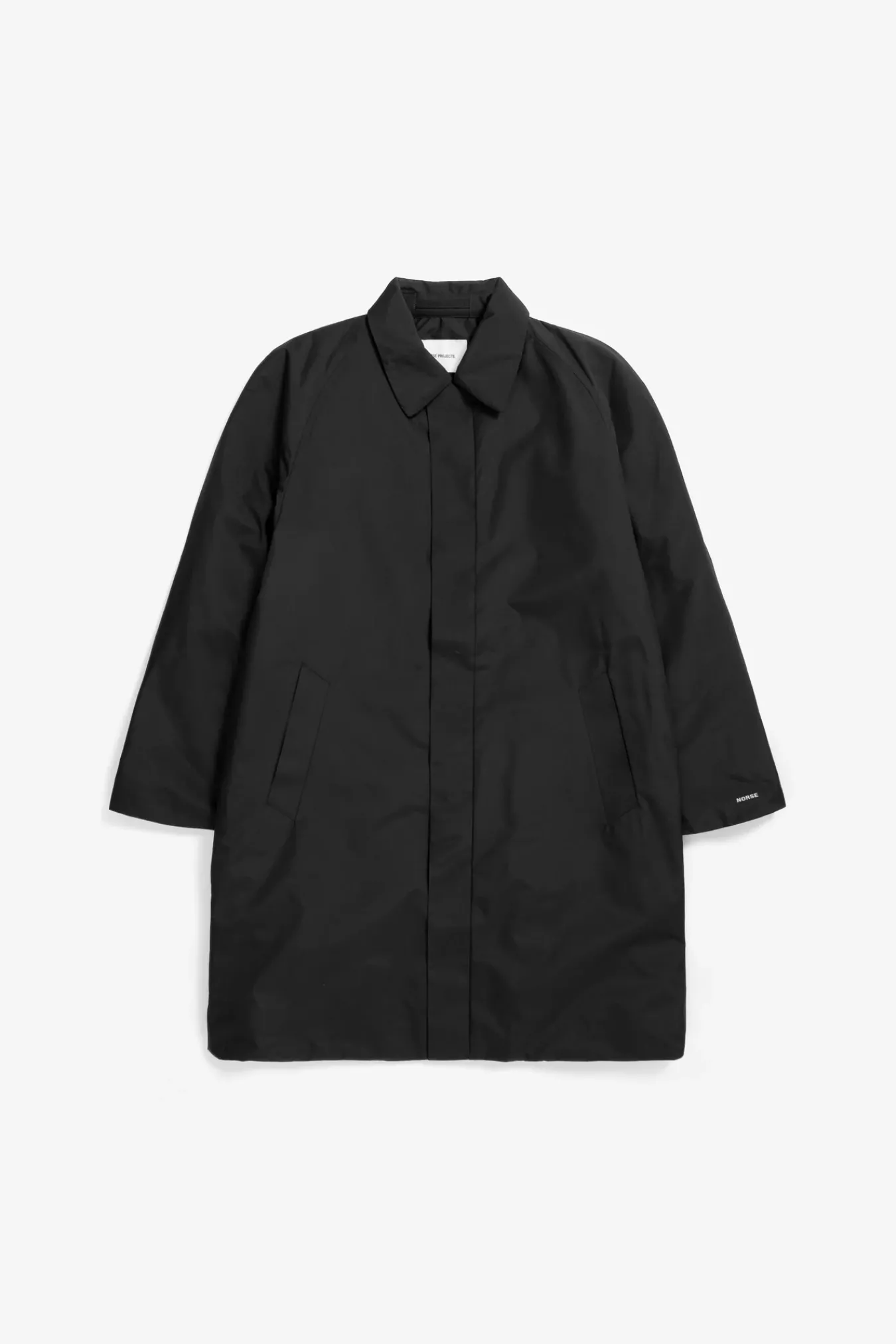 OUTERWEAR^Norse Projects Vargo Gore-Tex Windstopper Raglan Mac Black