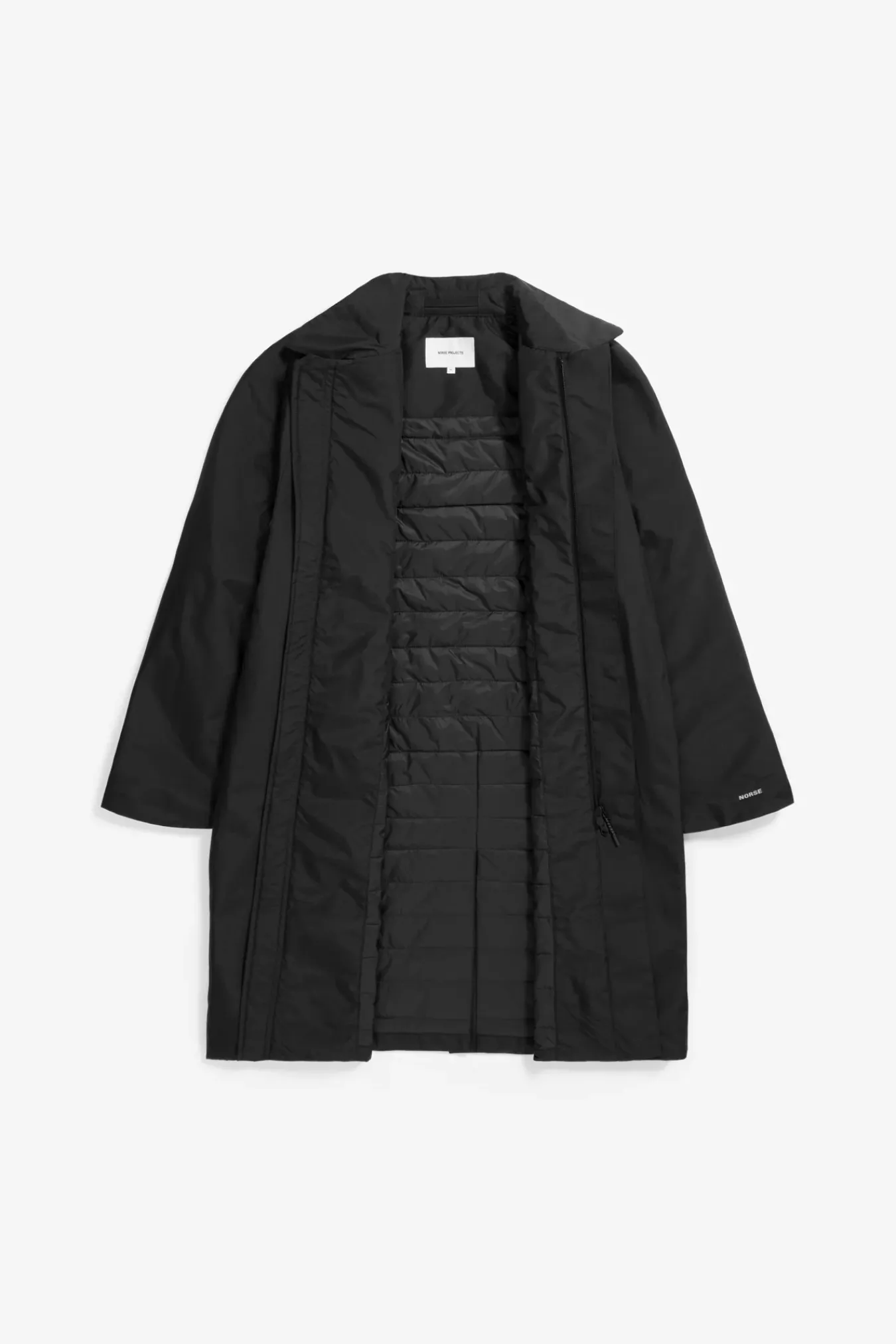 OUTERWEAR^Norse Projects Vargo Gore-Tex Windstopper Raglan Mac Black