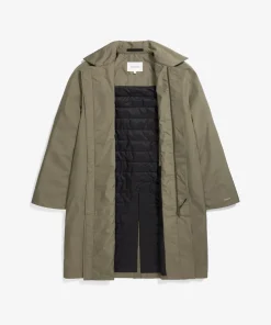 OUTERWEAR^Norse Projects Vargo Gore-Tex Windstopper Raglan Mac Sediment Green