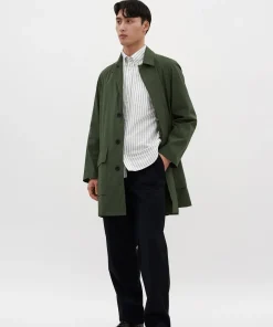 OUTERWEAR^Norse Projects Vargo Travel Light Raglan Mac Spruce Green
