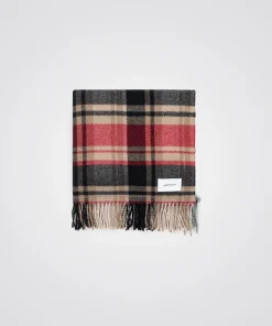 ACCESSORIES^Norse Projects Virgin Wool Checked Scarf Holmen Red