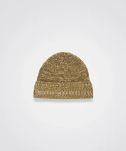 BEANIES^Norse Projects Wool Cotton Rib Beanie Sitka Green